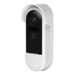 Deltaco Smart Wifi Doorbell Camera Ip65 Weather Proof White Silver Dørklokke