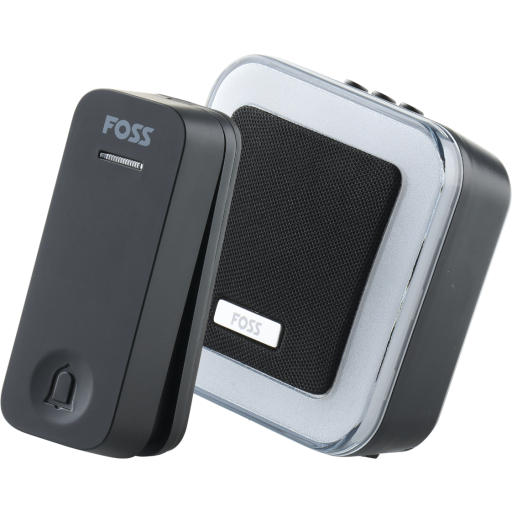 Foss Trend Bluu Dørklokke Trådløs 150 Sort