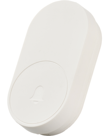 Foss Trend Bluu Trykknap Til Dørklokke Trådløs Hvid