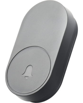 Foss Trend Bluu Trykknap Til Dørklokke Trådløs Sort