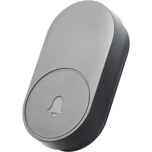 Foss Trend Bluu Trykknap Til Dørklokke Trådløs Sort