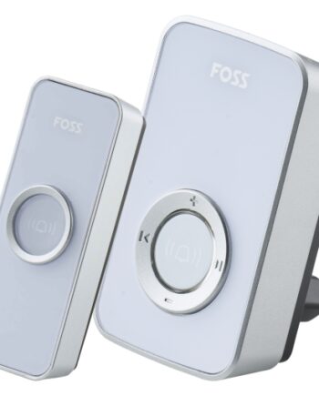 Foss Trend Design Dørklokke Til Stikkontakt Trådløs 100 Hvid