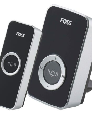Foss Trend Design Dørklokke Til Stikkontakt Trådløs 100 Sort