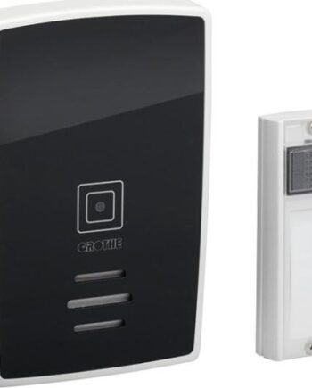 Grothe Polo 100 Trådløs Dørklokke 250 Meter Toner Sort