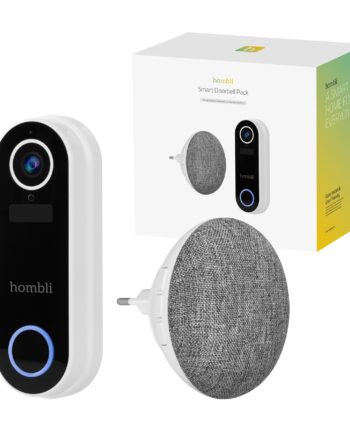 Hombli Hvid Dørklokke Med Kamera Lydgiver