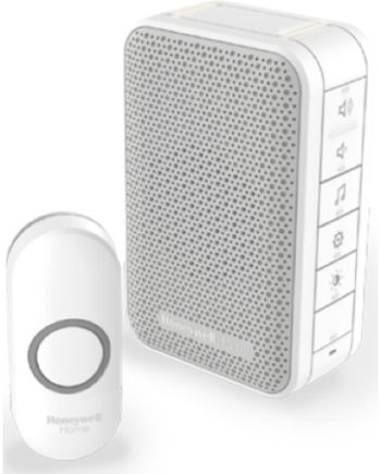 Honeywell Home Dørklokke Trådløs 150 Lys Hvid