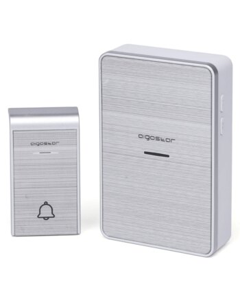 Outlet: Trådløs Digital Dørklokke Ip44 Sølvfarvet