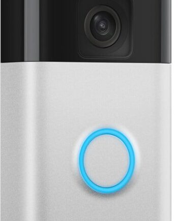 Ring Battery Video Doorbell Satin Nickel  Chime 2nd Gen