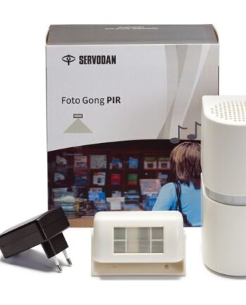 Servodan Foto Gong Dørklokke Trådført Sensor Hvid