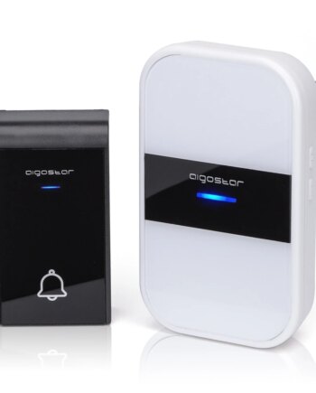 Trådløs Digital Dørklokke Ip44 Hvid