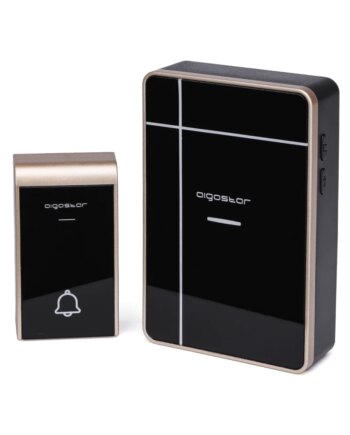 Trådløs Digital Dørklokke Ip44 Sort