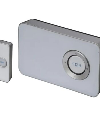 Trend Dørklokke Design Hvid Batt