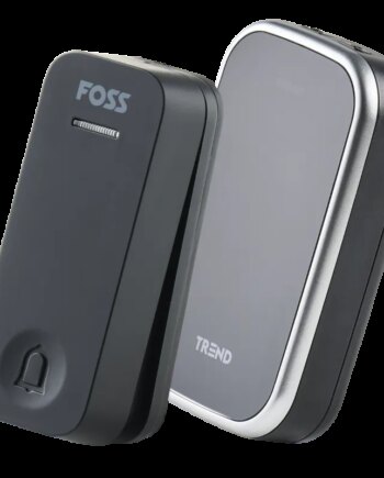 Trend Dørklokke Novus Bluu1 Batteri Trådløs Sort 102061