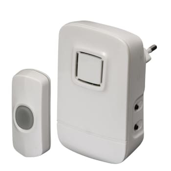 Trend Trådløs Dørklokke Value Plug Hvid